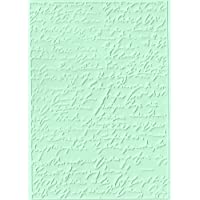 Efco Embossing Stencil Old Writing 2 estarcido- 106mm x 150mm